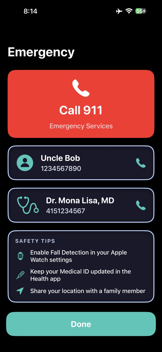 VitaVitals blood oxygen and respiratory health tracking